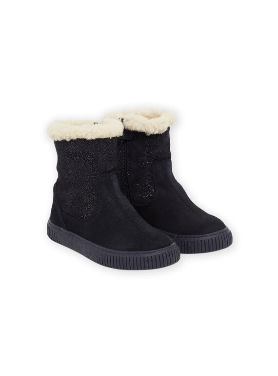 Boots en croûte de cuir PABOTTCUV / 22XK3593D10070