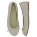 Ballerine en cuir fille