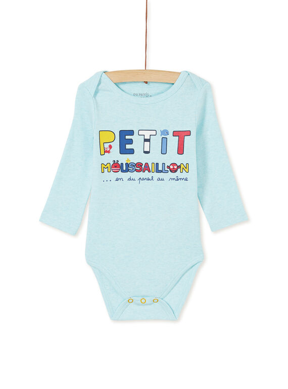 Body manches longues layette garçon motif marin KEGABODMAR / 20WH1492BDL222