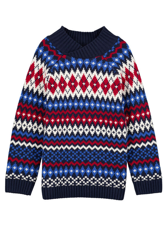 Pull Jacquard Col châle GOTRIPUL / 19W902J1PUL705