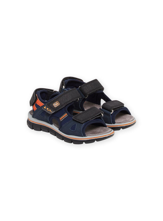 Sandales bleu marine enfant garçon NOSANDLEON / 22KK3647D0E070