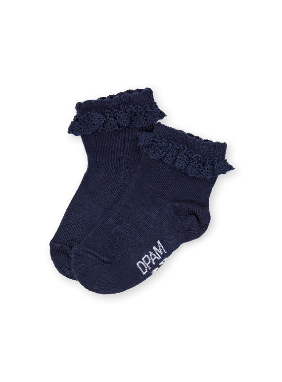 chaussettes layette fille LYIJOSOQDEN3 / 21SI0941SOQ070