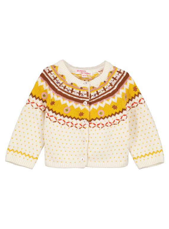 Cardigan Ecru GIJAUCAR1 / 19WG09H1CAR001