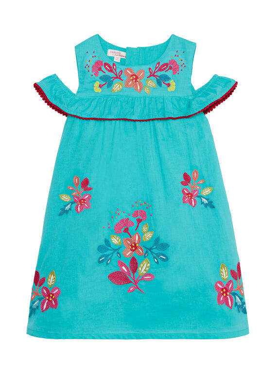 Robe brodée de fleurs JABOROB2 / 20S901H2ROB209