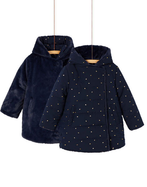 Parka Reversible A Capuche Manteau Blouson Veste Enfant Dpam