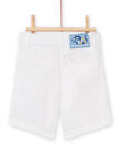 Bermuda blanc bébé garçon NUSOBER / 22SG10Q1BER000