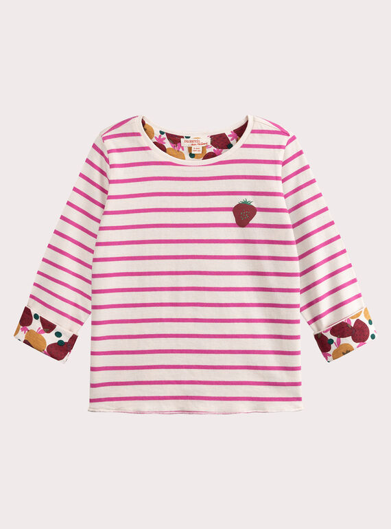 T-shirt réversible pour fille VAKOTEE2 / 24W90132TML114