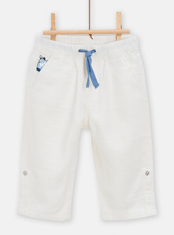 Pantalon Blanc TUPOPAN2 / 24SG10M2PAN000