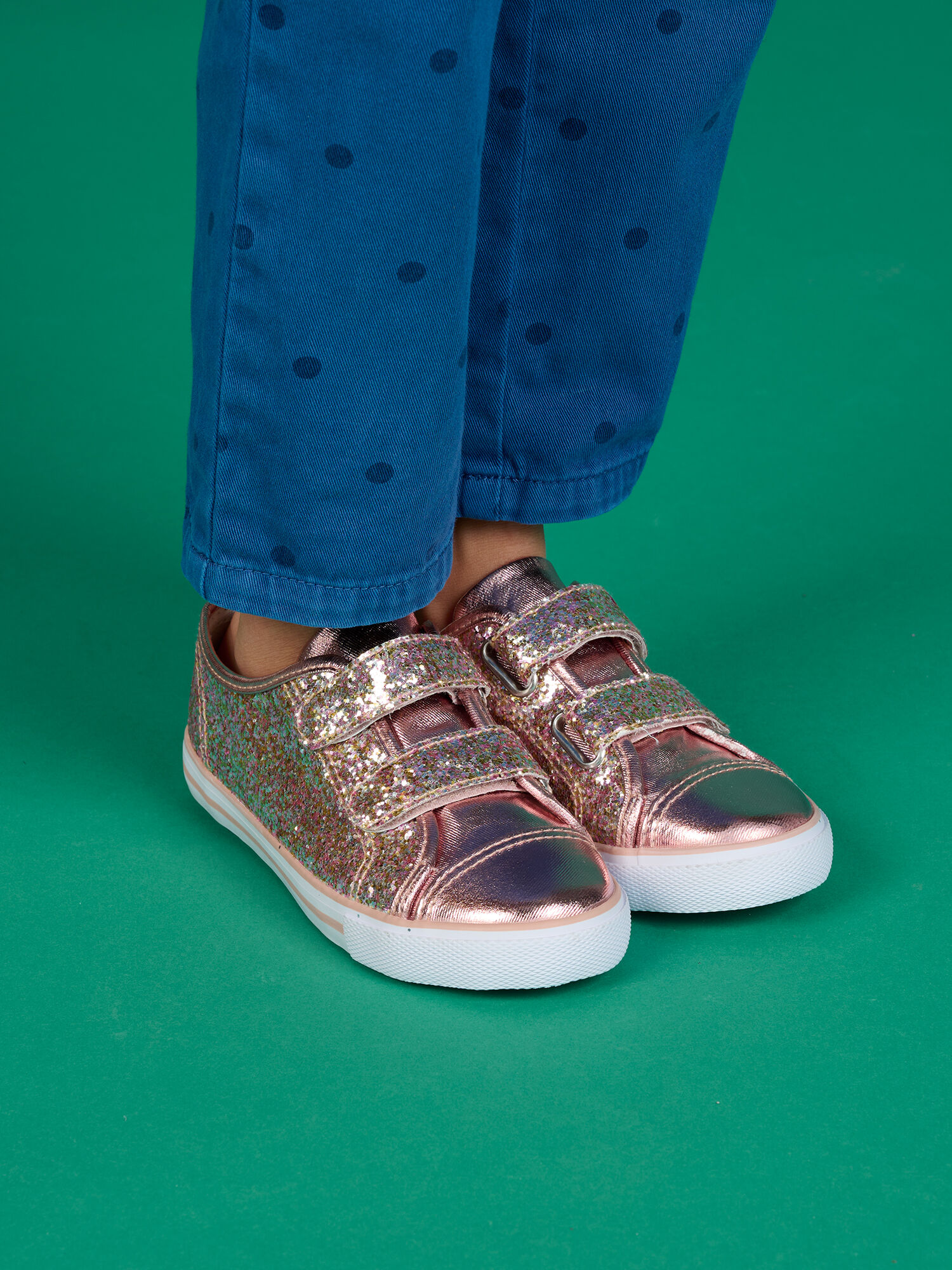 Basket fille rose paillette store