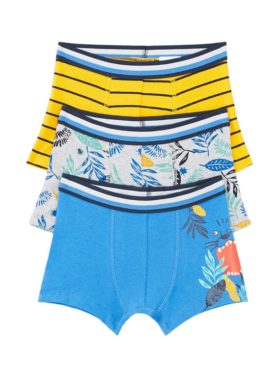 Lot de trois boxers enfant garçon JEGOBOXTROP / 20SH12V4BOX106