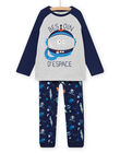 Pyjama à animation scaphandre phosphorescent enfant garçon NEGOPYJSPA / 22SH12G5PYJJ922