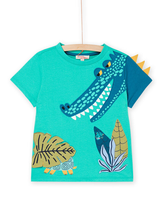 T-shirt origan à animation crocodile et tortue ROBALTI4 / 23S902W5TMCG607