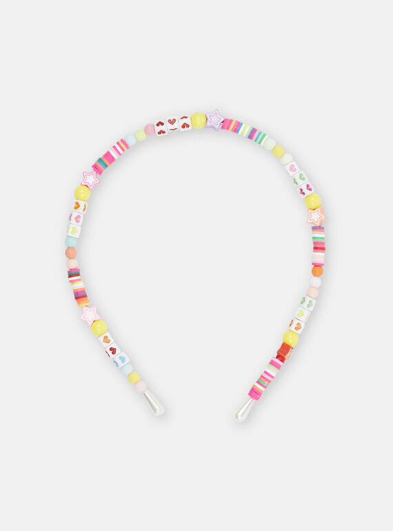 Serre-tête multicolore fille SYAJOSERR3 / 23WI0184TET099