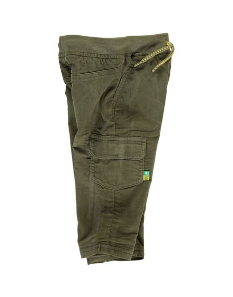 Pantalon En Velours Kaki Bebe Garcon Catalogue Dpam Bebe Dpam
