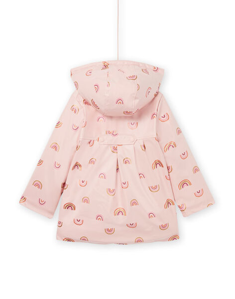 Manteau imperméable à capuche imprimé arc-en-ciel PALEOIMPER / 22W901F2IMPD319