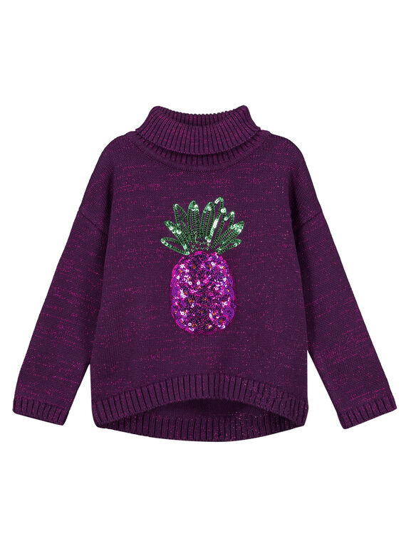 pull col roulé lurex  GAVIOPULL / 19W901R1PUL708
