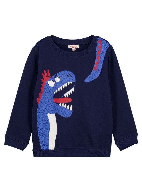 Sweat Shirt Léger col rond Marine GOJOSWE6 / 19W90241SWB070