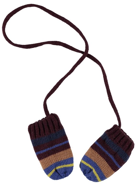 Gants à rayures  GYUVIOGAN / 19WI10R1GAN711