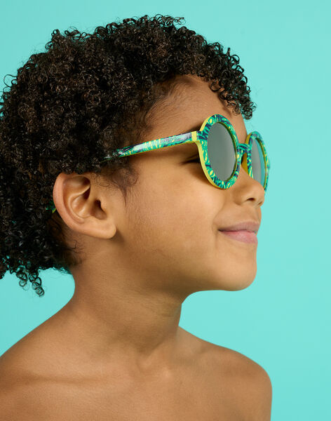 Lunettes de soleil bleu nuit enfant garçon NYOMERLUN2 / 22SI02L2LUS705