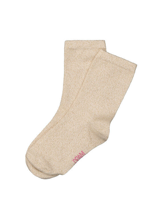 Chaussettes à paillettes fille FYAJOCHO4B / 19SI0135SOQ099