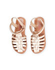 Sandales doré rose en cuir RASANDCAGE / 23KK356BD0EK009