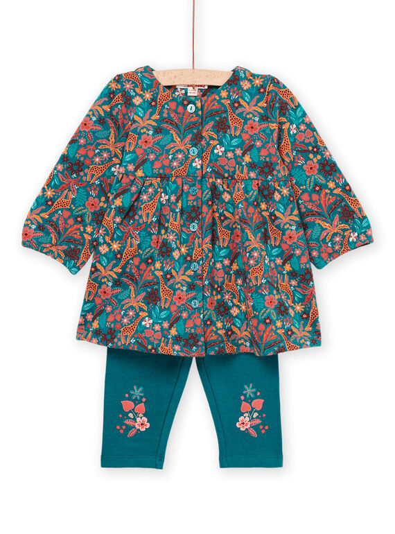 Robe et legging à imprimé fleurs PIPRIENS / 22WG09P1ENS714