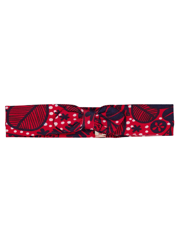 bandeau à motif avec petit nœud sur le devant  GYITRIBAN / 19WI09J1BANF512