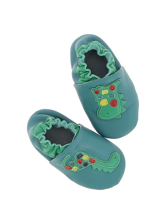 Chausson en cuir bébé garçon DNGDINO / 18WK47W3D3SG614