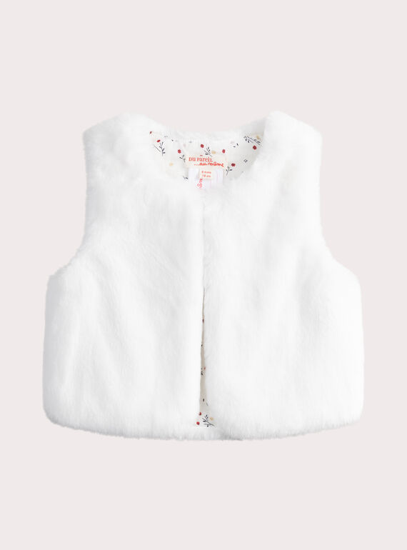 Cardigan révérsible à imprimé hivernal pour bébé fille  VIWACAR / 24WG09T1CAR001