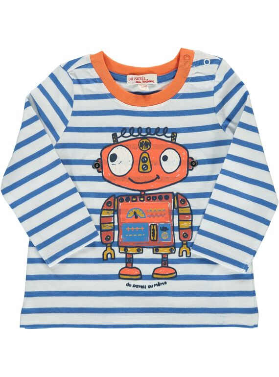 Tee-shirt à masques bébé garçon DUBLETEE1 / 18WG1091TML099