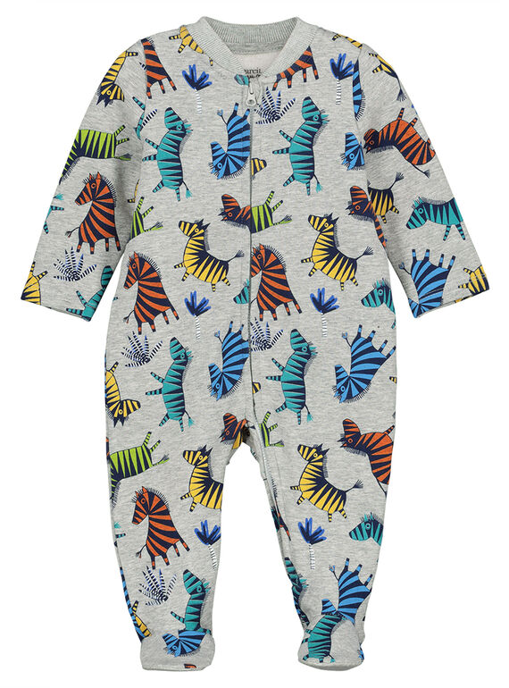 Dors-bien en velours bébé garçon FEGAGRESAF / 19SH1496GRE099