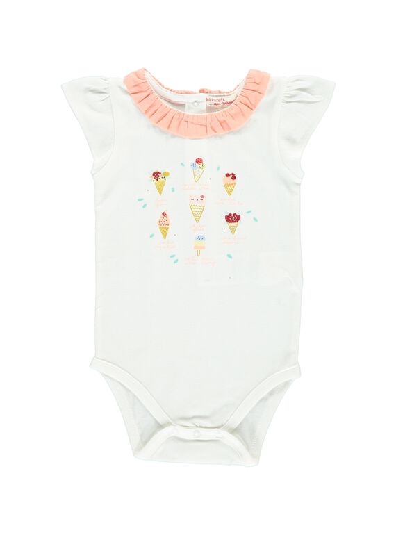 Body manches courtes bébé fille CIBUBOD / 18SG09K1BOD001
