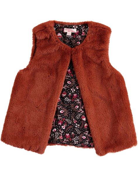 Cardigan Sans Manches En Fausse Fourrure Anc Co Enfant Dpam