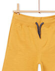 Bermuda jaune enfant garçon NOJOBER4 / 22S902C4BERB107