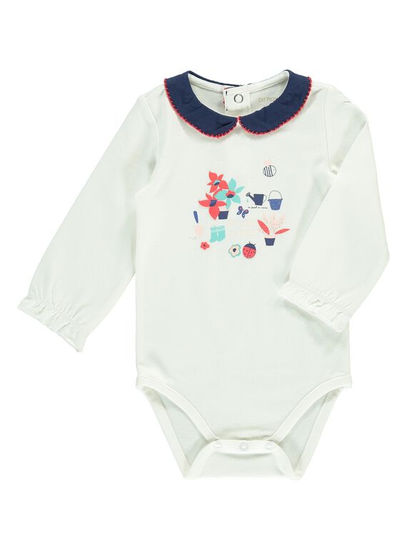Body manches longues fille CIDEBODY / 18SG09F1BOD001