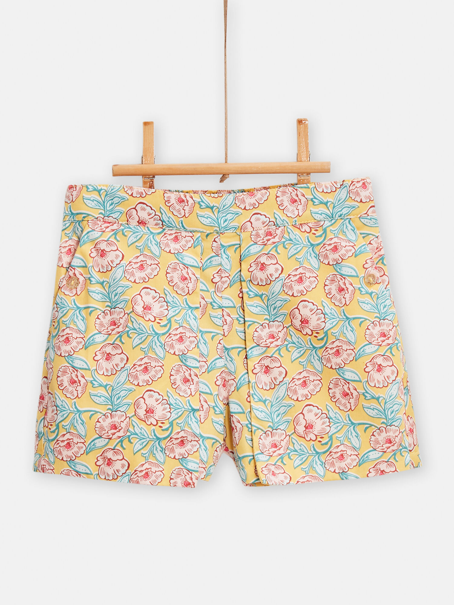 Short new arrivals jaune fille