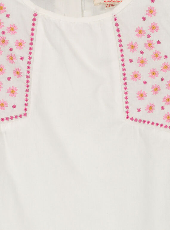 Blouse brodée fille FAROCHEM / 19S901S1CHE001