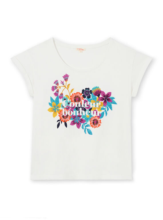 Tee Shirt Manches Courtes Ecru LAMUMTI2 / 21S901Z1TMC001