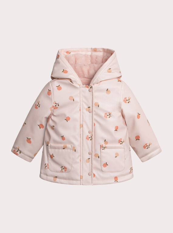 Impermeable pomme pour bébé fille XIJOIMP / 25WG0971IMPD326
