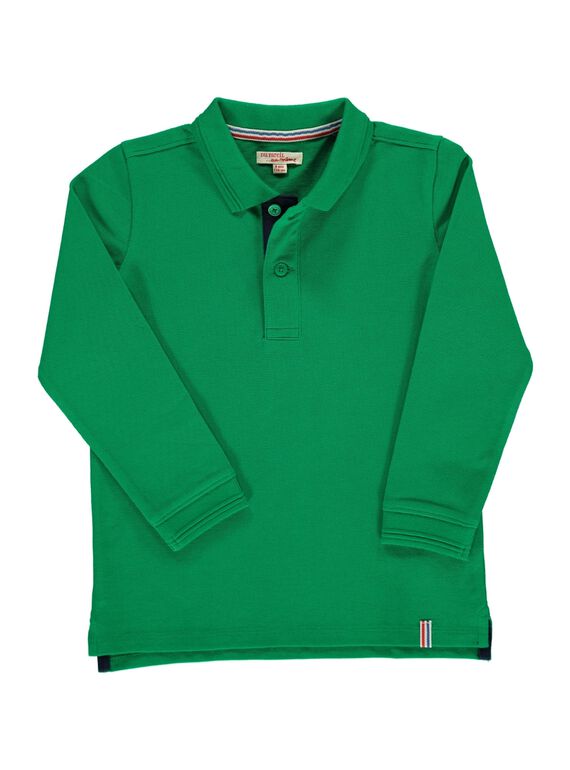 Polo manches longues garçon DOJOPOL4 / 18W90234D2DG612