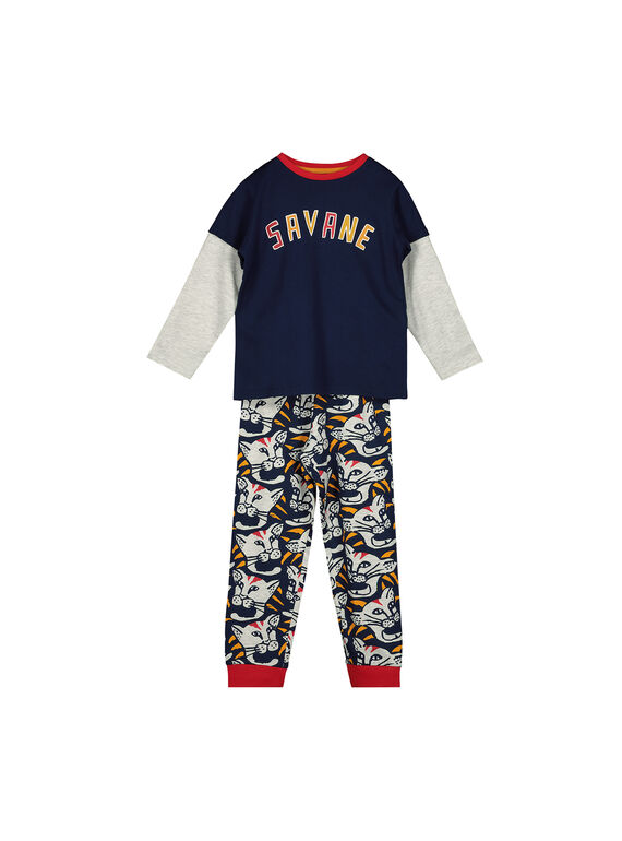 Pyjama en coton garçon FEGOPYJTIG / 19SH129APYJ070