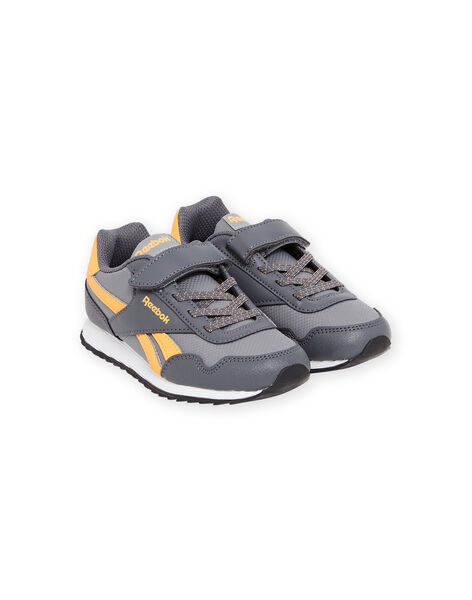 Baskets Reebok grises à détails jaunes enfant garçon MOG58315 / 21XK3643D36940