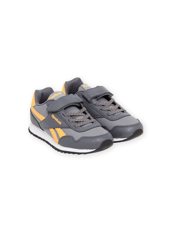 Baskets Reebok grises à détails jaunes enfant garçon MOG58315 / 21XK3643D36940