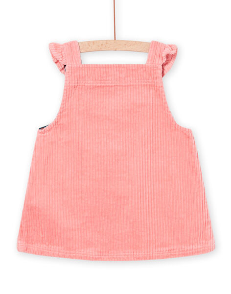 Robe saumon sans manches en velours PIPRIROB2 / 22WG09P2ROB401