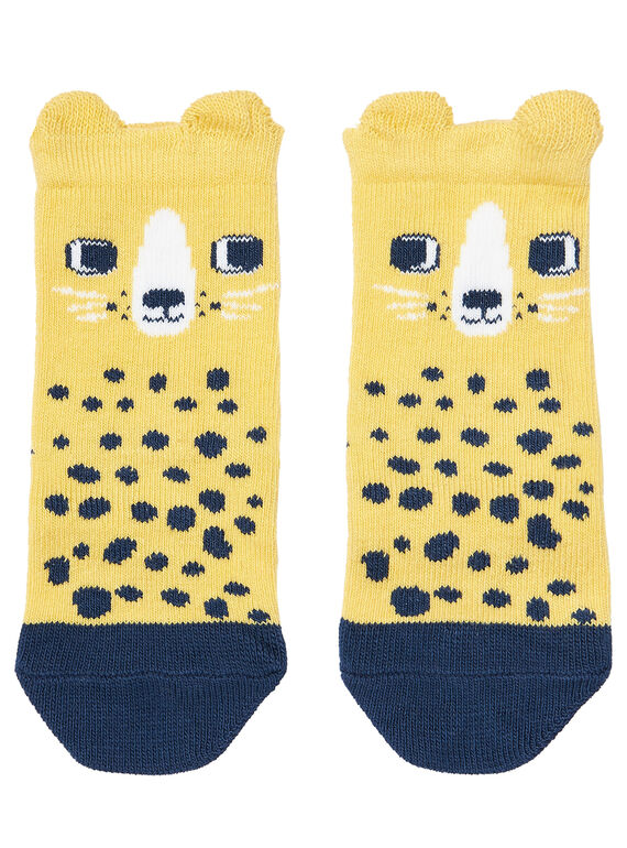 Chaussette jaune bébé garçon JYUTROCHO1 / 20SI10F2SOQB114