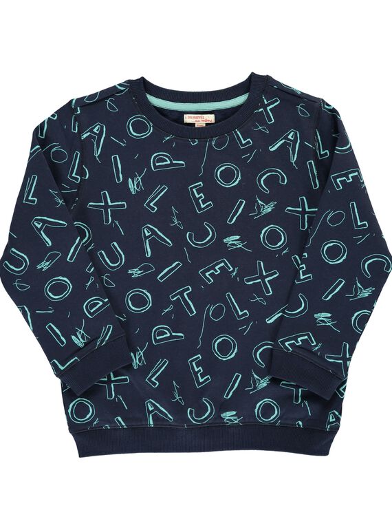 Sweat fantaisie garçon DOSWEAT2 / 18W90282SWE705