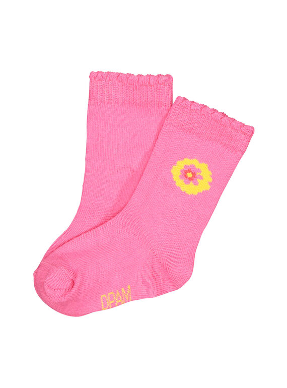 Chaussettes mi-hautes bébé fille FYIJOCHO3A / 19SI0933SOQ030