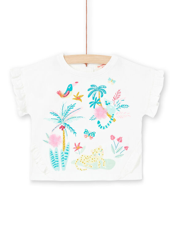 Tee Shirt Manches Longues Ecru LIVERTIA / 21SG09Q1TML001