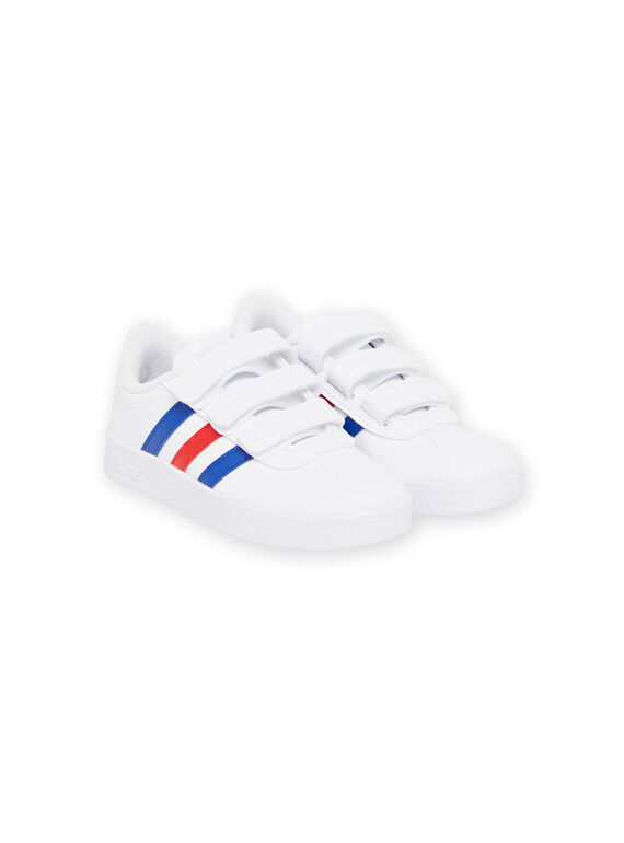 Baskets ADIDAS blanches détails bicolores enfant garçon MOFY9273 / 21XK3641D35000