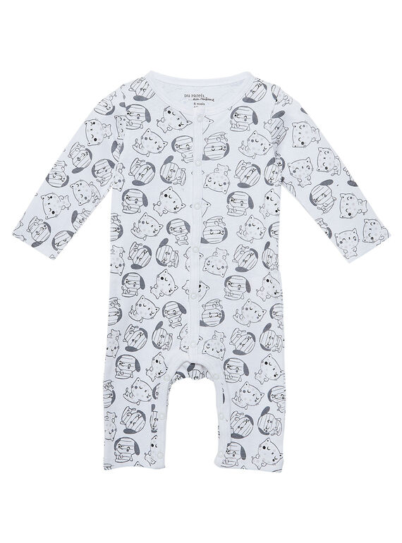 Body manches longues jambs longues ouverture devant naissance mixte JOU1BOD6 / 20SF05J1BOD000